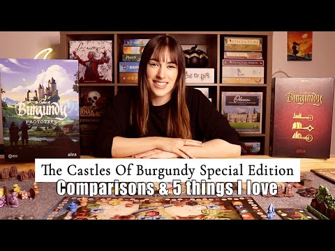 A look at The Castles Of Burgundy SPECIAL EDITION! | Comparisons & 5 things I love.