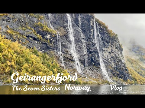 Thumbnail for Cruise (Geirangerfjord) Seven Sisters, Suitor Waterfalls (Norway) UNESCO listed, Geirangerfjord 4k