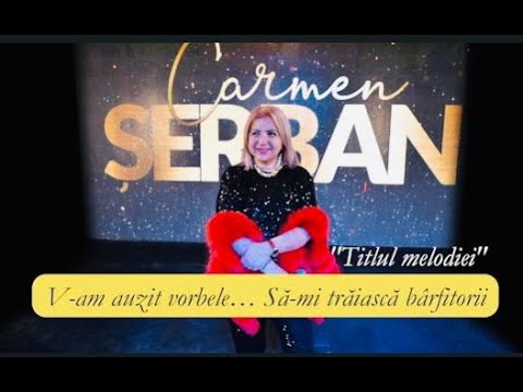 Carmen Serban - V-AM AUZIT VORBELE ... SĂ-MI TRĂIASCĂ BÂRFITORII - NewHIt 2022 - Videoclip Oficial