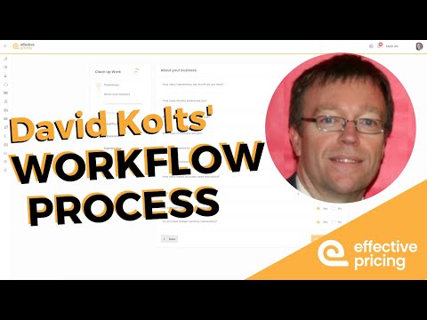 David Kolts Effective Pricing Workflow Process