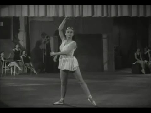 Vera Zorina Rehearses ‘Swan Lake’ - George Balanchine ‘Conducts’