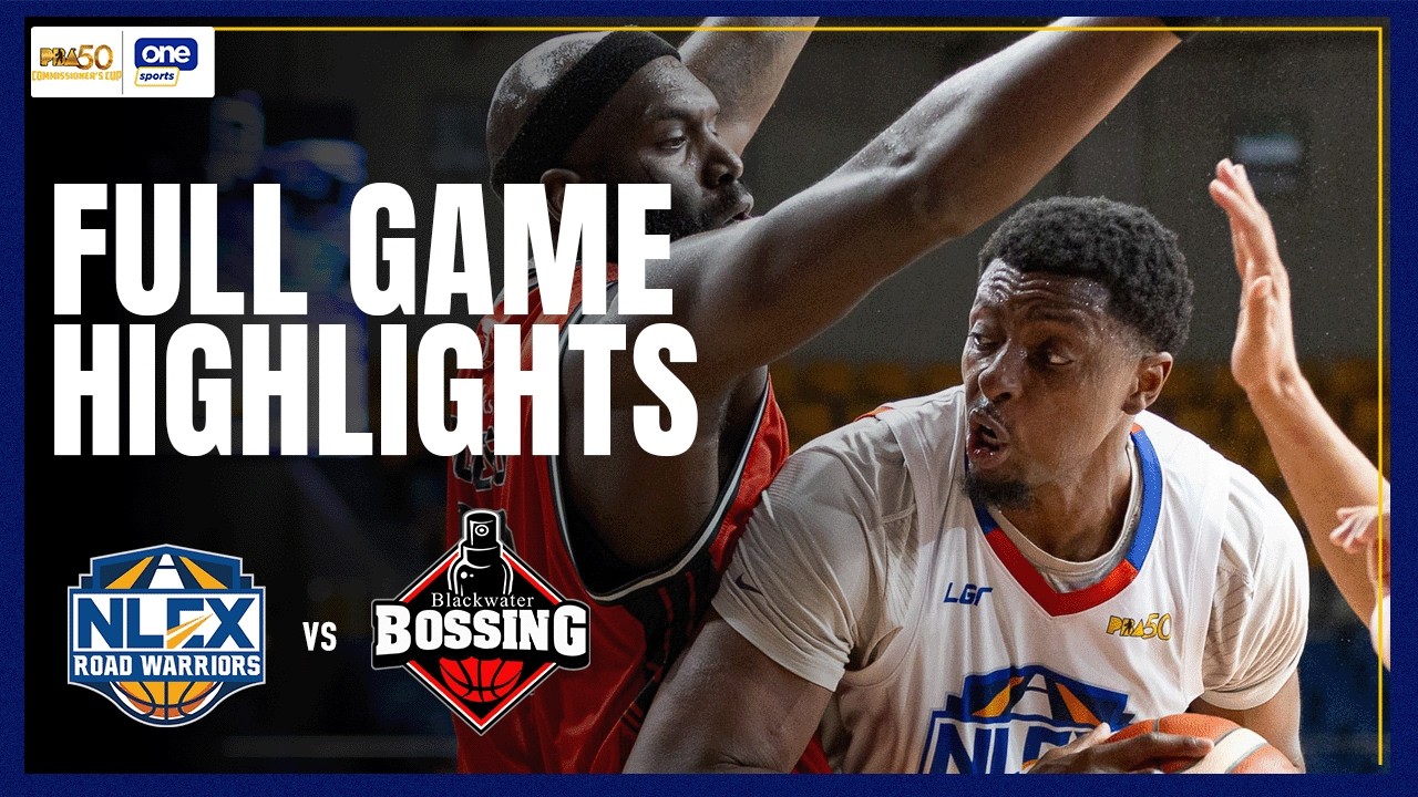 NLEX vs BLACKWATER  | FULL GAME HIGHLIGHTS | PBA SEASON 50 COMMISSIONER’S CUP