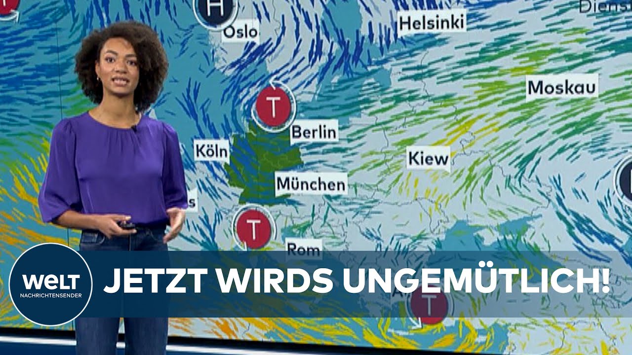 WETTER IN DEUTSCHLAND: Regen, Wind und Schnee im Anmarsch - Es wird ungemütlich!