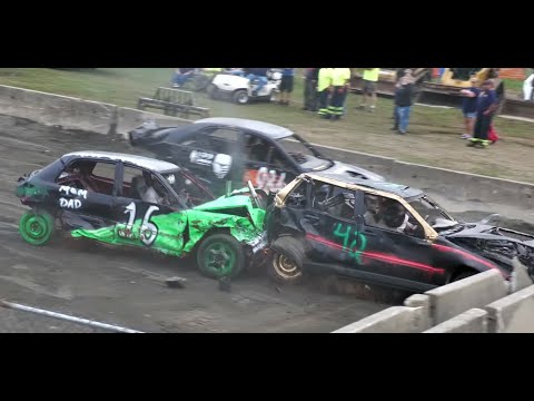Franklin (MA) County Fair 2022 - Full Send Mode - Demolition Derby