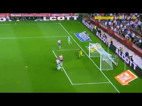 Granada vs Celta Vigo - Goal Claudio Beauvue (0-3)