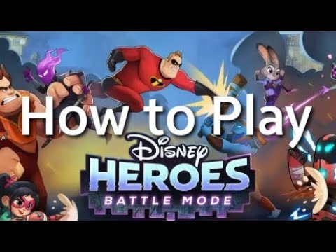 How to Play Disney Heroes Battle Mode Gameplay Tutorial - Android/iOS
