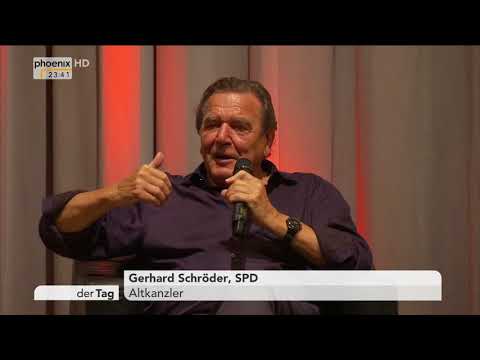 Comparecencia de Gerhard Schröder en la campaña electoral del 30.08.17