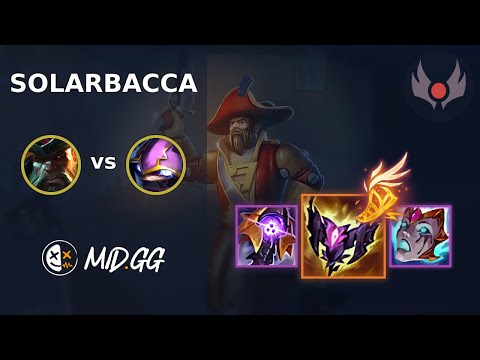 MID.GG: [ solarbacca ] Gangplank TOP vs Kennen | NA GRANDMASTER | LOL Season 2025