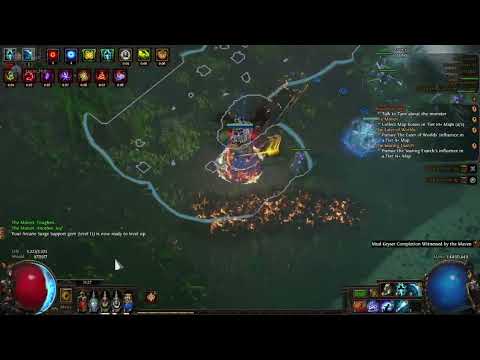 Path of Exile 3.19 starter totem freezing pulse/ice spear budget 1Divine