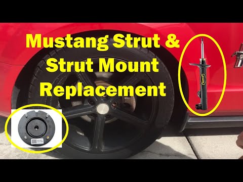 2006 Mustang Strut and Strut Mount Replacement (Mustang Build Episode 2)