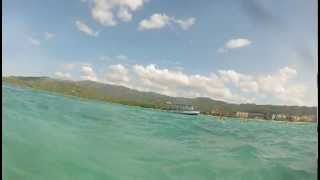 preview picture of video 'Manta Rays - Snorkeling - Sandals Whitehouse - GoPro Hero 2'