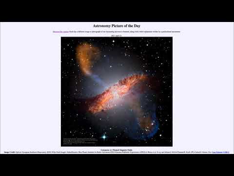 2021 April 21 - Centaurus A's Warped Magnetic Fields