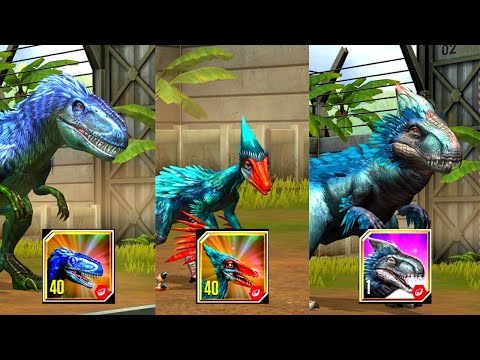 LEVEL-40 YUTYRANNUS,TROODON AND LVL1 YUDON IN PVP BATTLE (JURASSIC WORLD)