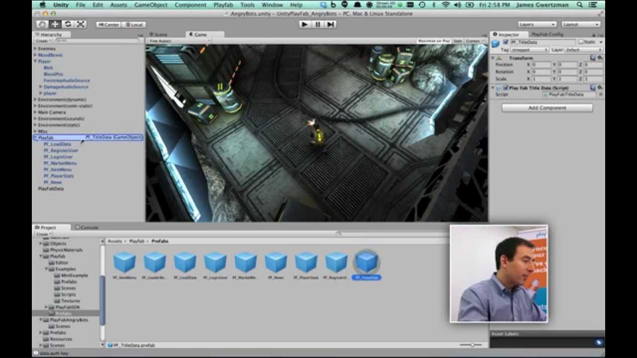 PlayFab Unity Demo Chapter 5: Title Data