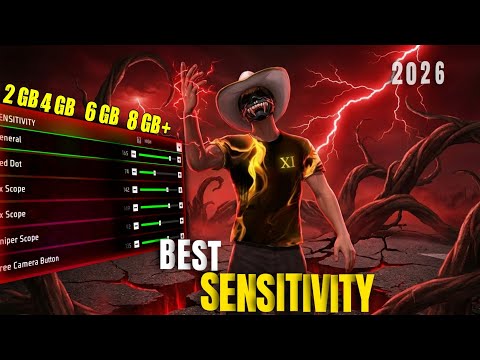 2026 (BEST SENSITIVITY) AIM RECOIL 100% SOLVED || FREE FIRE SECRET 200 SENSITIVITY FOR MOBILE☠️⚙️