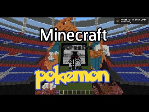 Minecraft recreates pokemon Red version