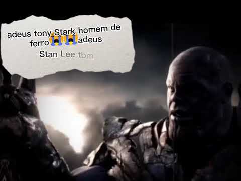 Tony Stark parte da  jornada é o fim/homenagem ao Stan Lee 🖤🖤🖤🖤🖤🖤🖤
