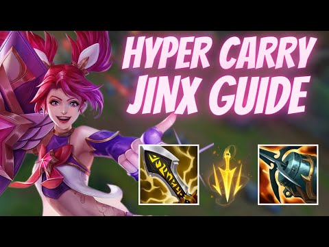 JINX GUIDE | HOW TO PLAY JINX AND SCALE INTO A HYPER CARRY!!! JINX SEASON 12 GAMEPLAY!