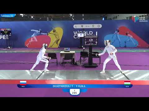 Sirius Epee 2022, WE Ind T32 Kun HUN - Okhotnikova RUS