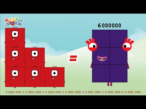 MULTIPLE NUMBERBLOCKS ADDITION | ADD SAME GIANT NUMBER | MULTIPLICATION LEARN TO COUNT | COLORART_ID
