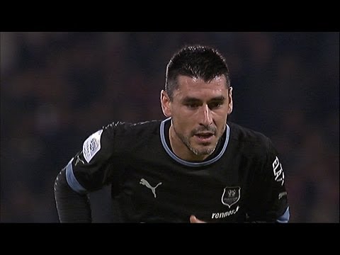 Goal Julien FERET (17' pen) - AC Ajaccio - Stade Rennais FC (2-4) / 2012-13