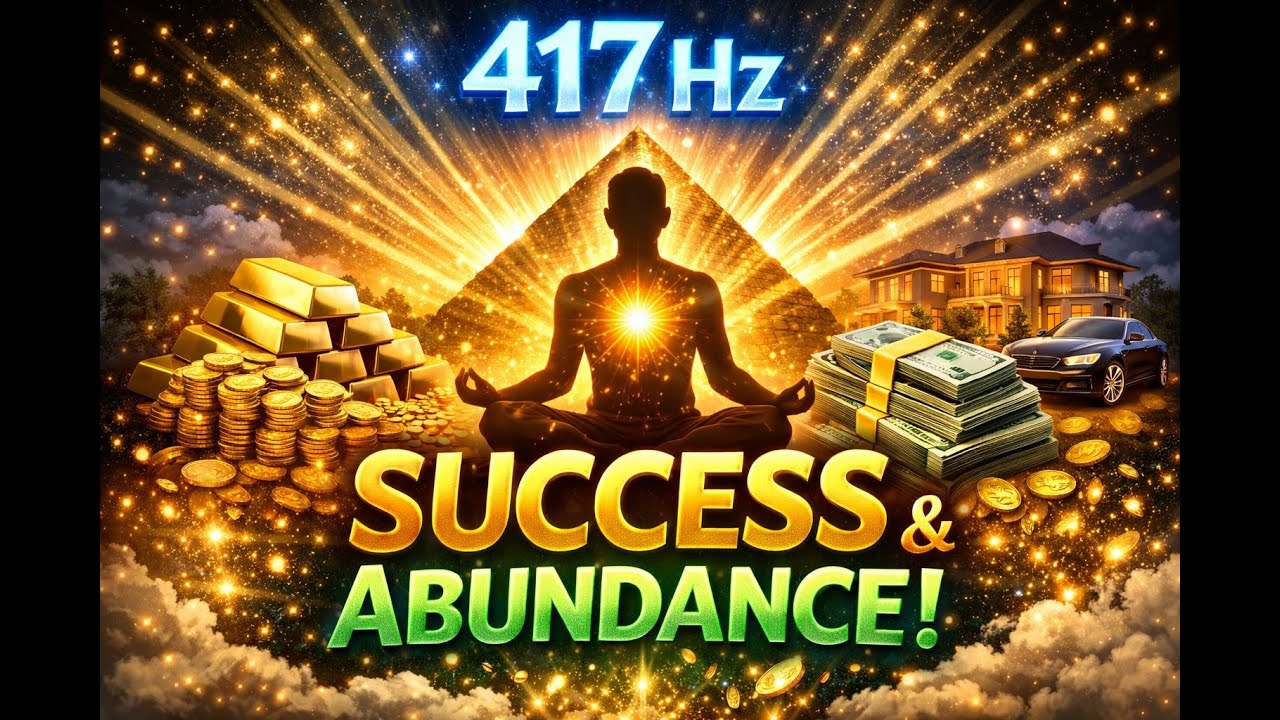 417Hz + Alpha Waves | Remove Negative Energy & Attract Abundance | 3 Hour Deep Healing