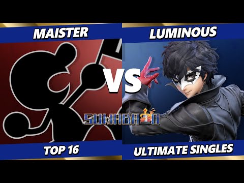 Sumabato 51 - Maister (Game & Watch) Vs. Luminous (Joker, Pyra Mythra) Smash Ultimate - SSBU