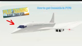 How to have the Concorde plane in  PTFS ROBLOX #ptfs #concorde
