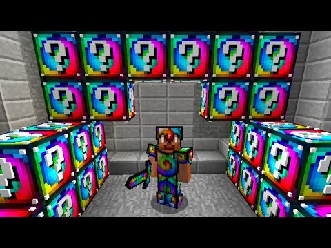 Minecraft SPIRAL LUCKY BLOCK CASTLE PVP with The Pack