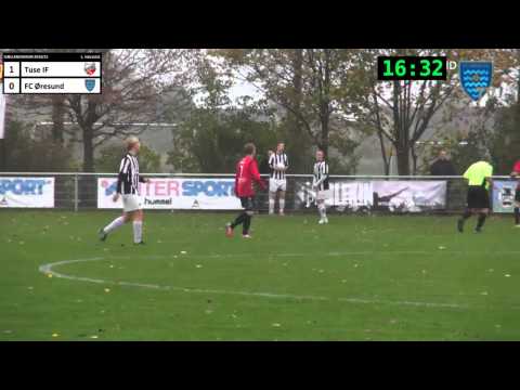 Tuse IF - FC Øresund - 1. halvleg - Sjællandsserien 25/10/2014