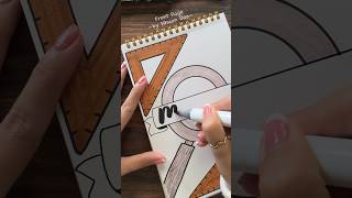 Maths Front Page Design 📐 Simple & Stunning 🔎 #shorts #frontpage #nhuandao