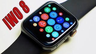 Лучшая Копия Apple Watch Series 4??? IWO 8 с Алиэкспресс
