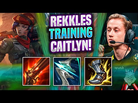 REKKLES TRIES SOME CAITLYN! - KC Rekkles Plays Caitlyn ADC vs Lucian! | Preseason 2022