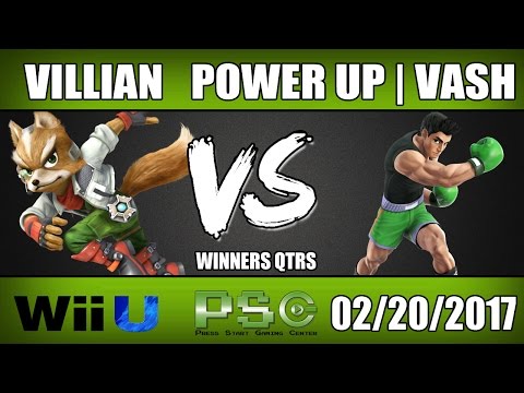 Villian (Fox) vs PowerUp | Vash (Little Mac) - Wii U Winners Quarters - S4M