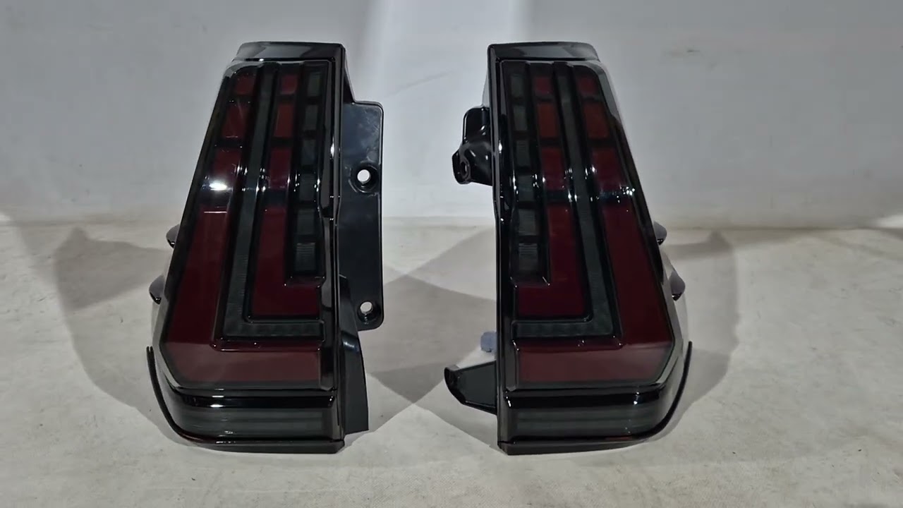 Lexus GX460 2009-2023 гг. Задние фонари Dragon V1 (2013-2023, 2 шт) Video 1