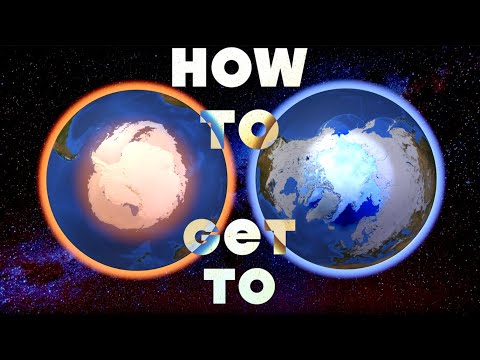 How to get to the North Pole (Arctic) and South Pole (Antarctica)