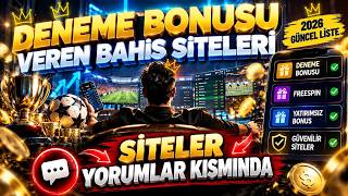 Deneme Bonusu Veren Bahis Siteleri 2026 - Deneme Bonusu - Her Gün 1 Deneme Bonus