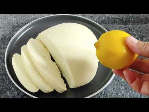 Recept za sir kod kuće. Samo stavite limun u mlijeko. Domaći sir! #421