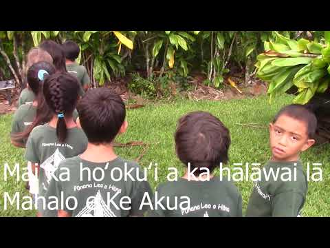 Oli Mahalo ʻŌlelo Hawaiʻi