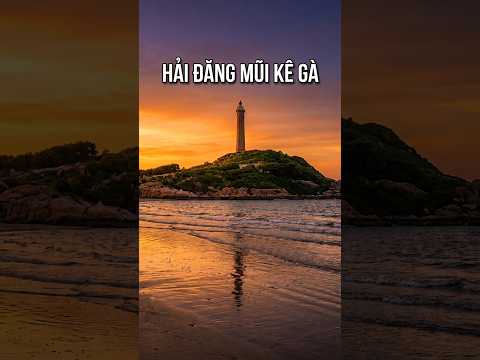 Watching the sunset at Mui Ke Ga Lighthouse in Ham Thuan Nam, Binh Thuan on July 26, 2025.