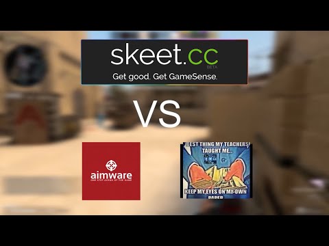 skeet.cc vs cheat & aimware.net mm hvh (RQ)