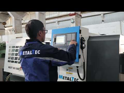 MetalTec NEXT 50x1000 Токарный станок ЧПУ с горизонтальной станиной met5945, видео 14