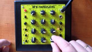 Video thumbnail for Polyaural — MFB Nanozwerg Test by Pastor Schneider