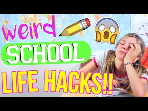 WEIRD Back to School Life Hacks You've NEVER Heard Of!!