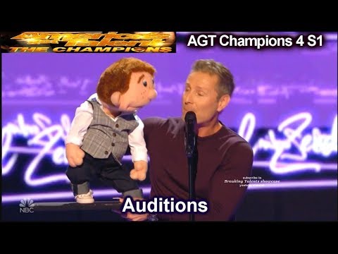 Paul Zerdin Ventriloquist Beat Boxes  Audition | America's Got Talent Champions 4 AGT