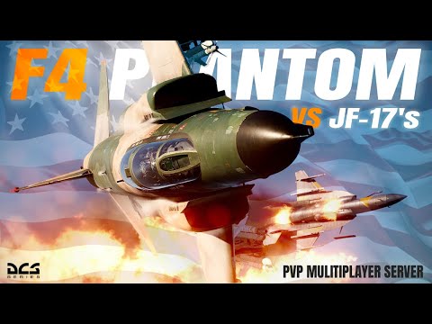 F4 PHANTOM DOGFIGHTS JF17'S | PVP Multiplayer | CARRIER LANDING | AIR REFUELING | DCS |