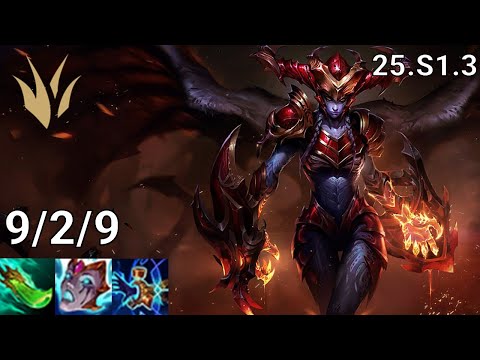 Shyvana Jungle vs Xin Zhao - EUW Master | Patch 25.S1.3