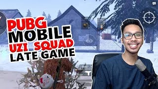 SQUAD FULL UZI SAMPAI LATE GAME - PUBG MOBILE INDONESIA