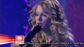 Christmas Is When You Were Mine By Taylor Swift (Today Show)