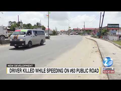 DRIVER KILLED WHILE SPEEDING ON #63 PUBLIC ROAD